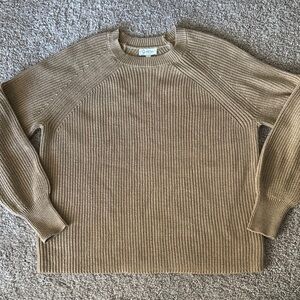Jessica Simpson Women's Tan Crewneck Sweater